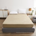 Custom 100% microfiber polyester mattress protector queen